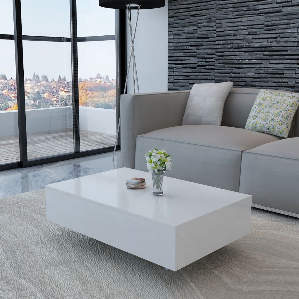 vidaXL Coffee Table Rectangular End Table Side Table Living Room Furniture