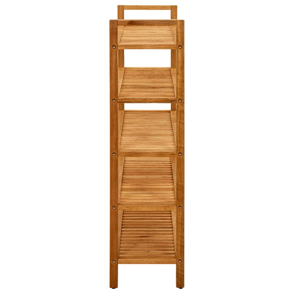 vidaXL Shoe Rack Shoe Storage Organizer Shoe Shelf for Closet Solid Oak Wood